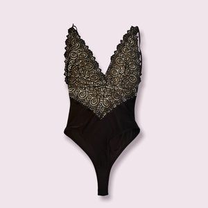 Embroidered Bodysuit